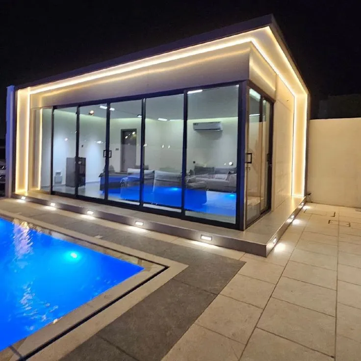 تركيب مجالس زجاجية من مظلات أمان جدة - 0552997570