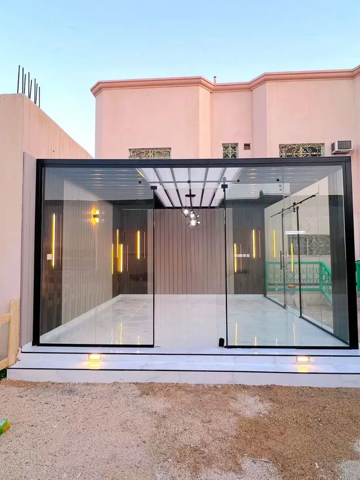 تركيب مجالس زجاجية من مظلات أمان جدة - 0552997570