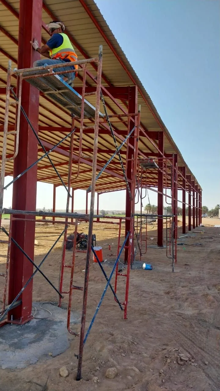 أسعار تفصيل هناجر مستودعات حديدية في جدة - 0552997570