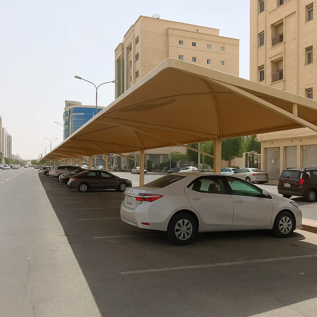  تركيب مظلات سيارات جدة | مظلات قماش وحديد بأفضل الأسعار 0552997570