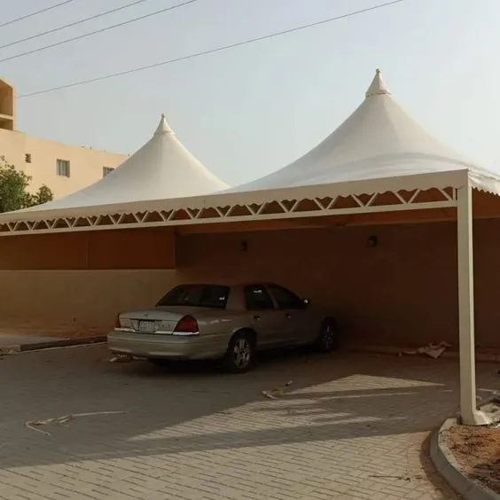 مظلات هرمية  جدة – مزيج من الجمال والمتانة 0552997570