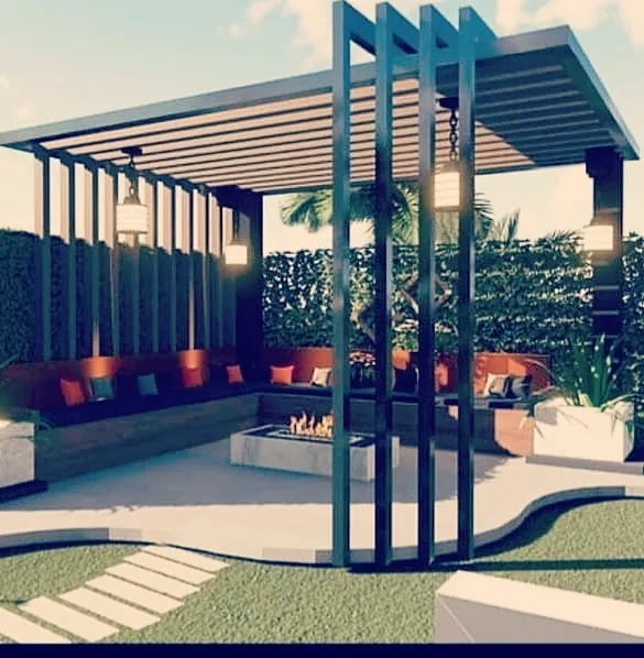 برجولات حدائق جدة | مظلات وسواتر أمان جدة 0552997570