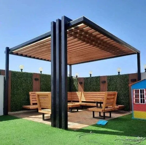 برجولات حدائق جدة | مظلات وسواتر أمان جدة 0552997570