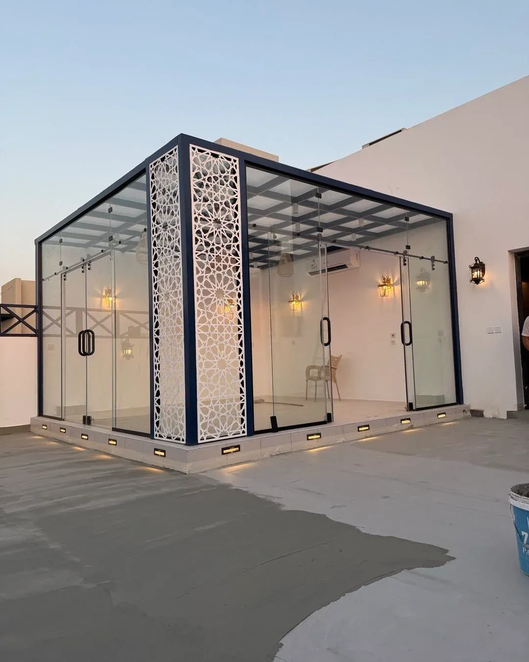 تركيب مجالس زجاجية في جدة - مظلات وسواتر أمان جدة 0552997570