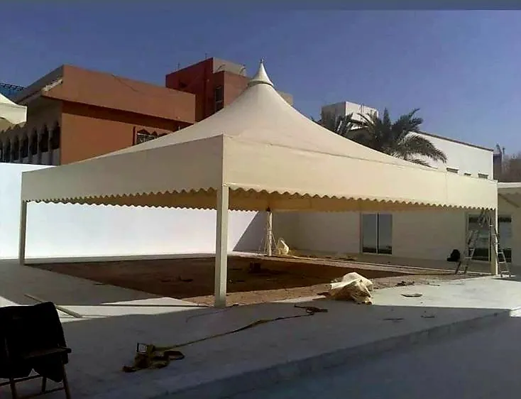 تركيب مظلات هرمية جدة | فخامة التصميم والتركيب 0552997570