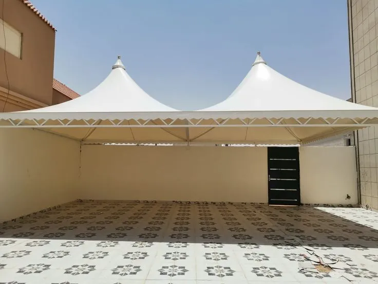 تركيب مظلات هرمية جدة | فخامة التصميم والتركيب 0552997570