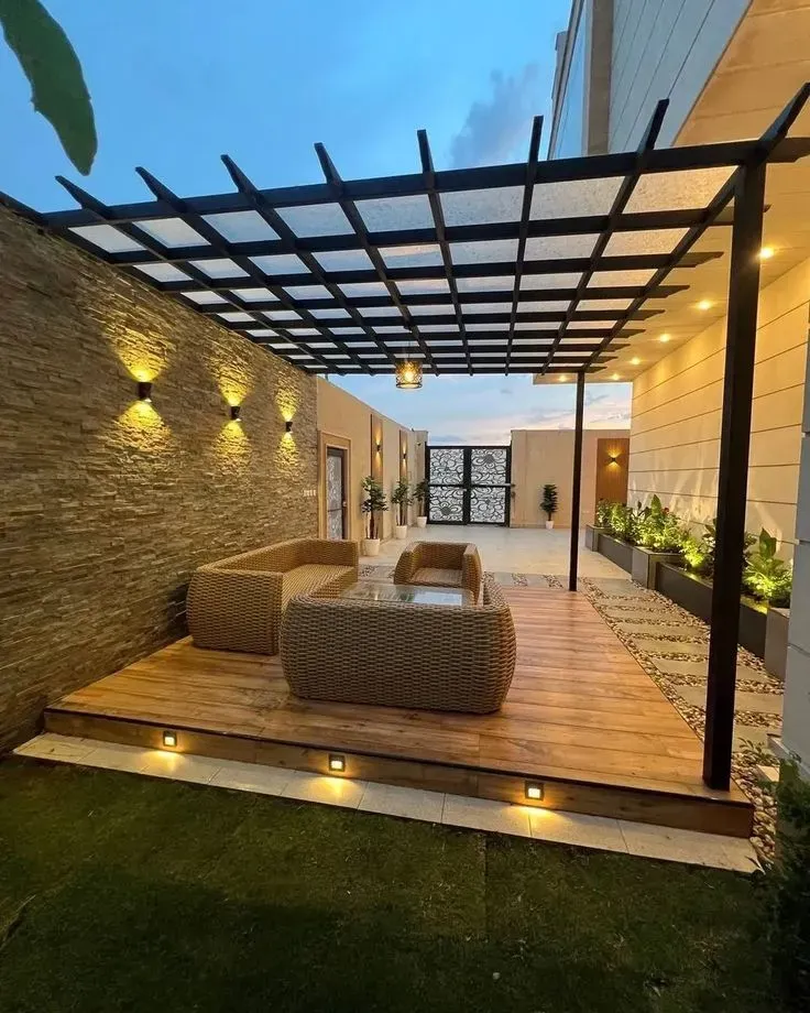 برجولات وتنسيق حدائق في جدة ومكة اشكال جديدة وسعر رخيص - 0552997570