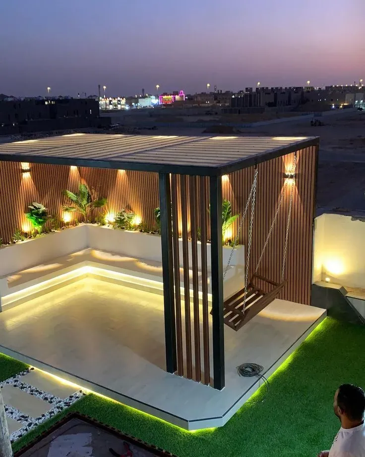 برجولات وتنسيق حدائق في جدة ومكة اشكال جديدة وسعر رخيص - 0552997570