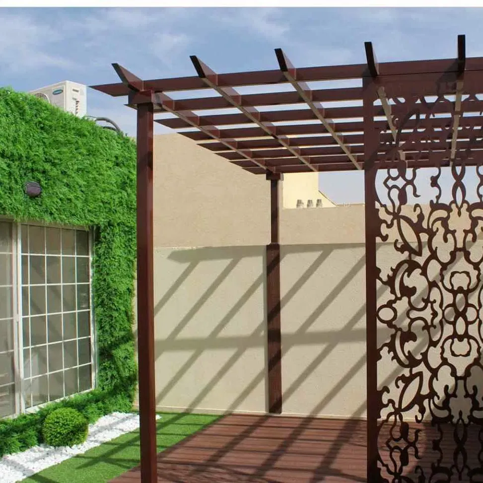 برجولات وتنسيق حدائق في جدة ومكة اشكال جديدة وسعر رخيص - 0552997570