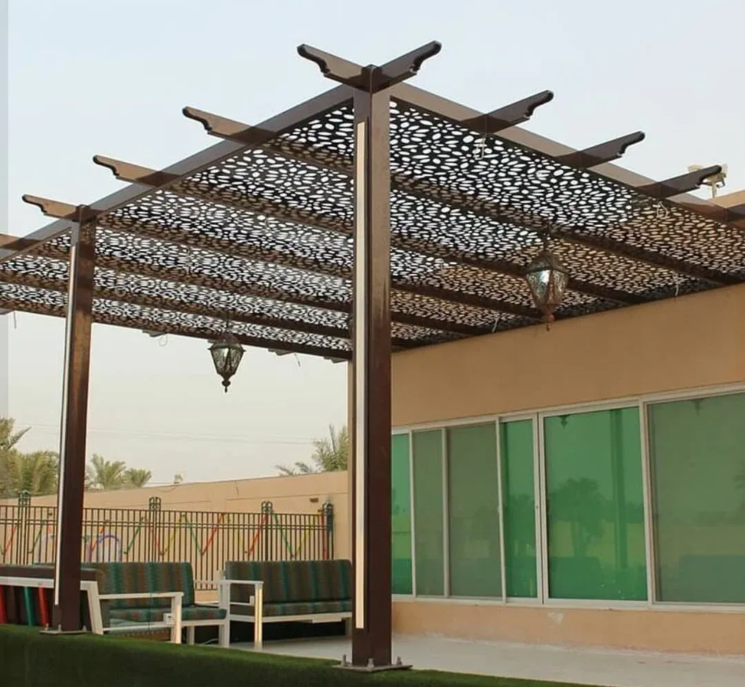 برجولات وتنسيق حدائق في جدة ومكة اشكال جديدة وسعر رخيص - 0552997570