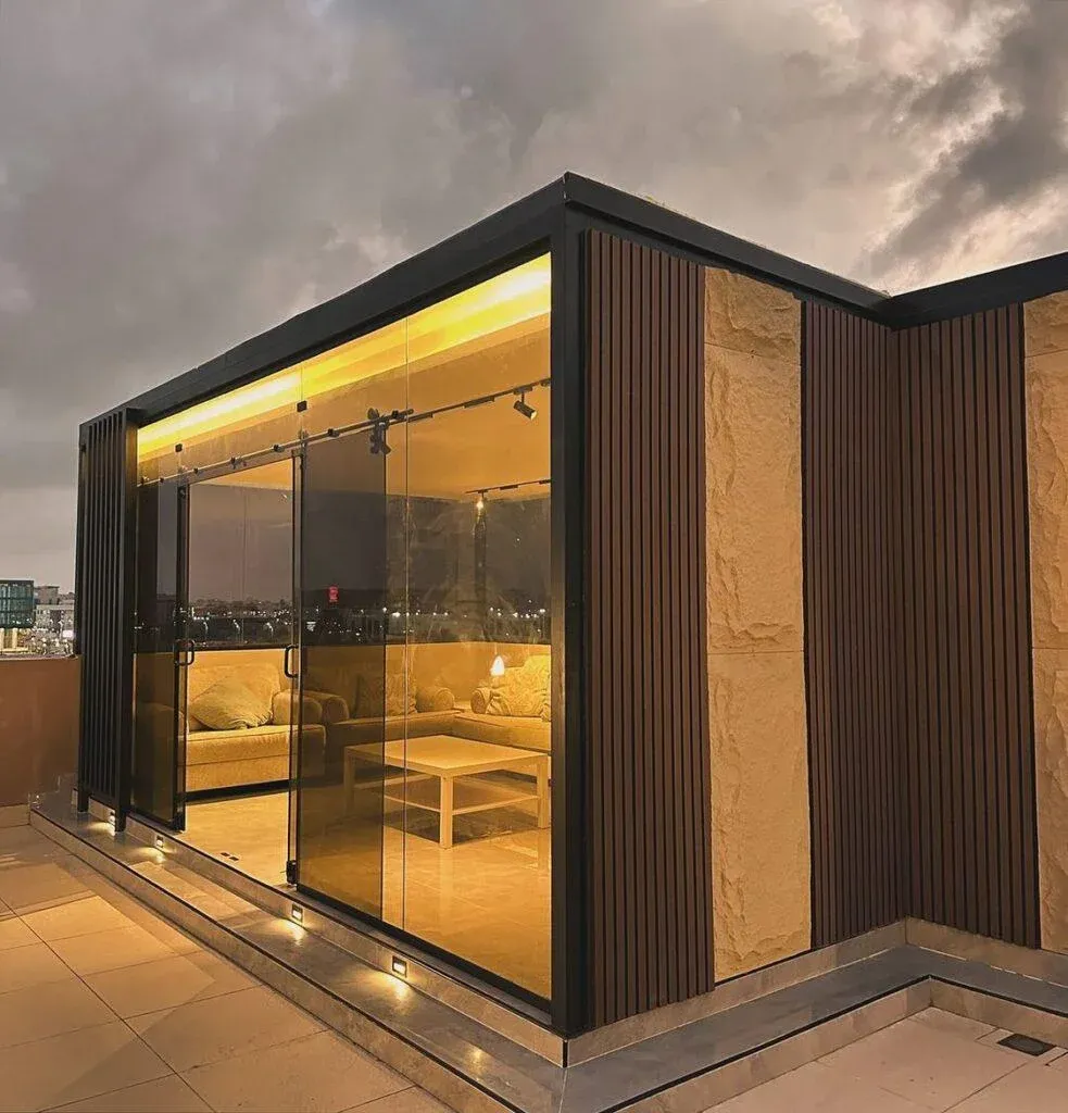 مجالس زجاجية جدة | تصميم عصري 0552997570