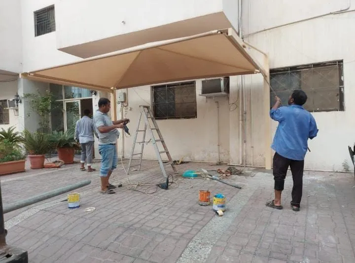 حداد وفني مظلات سيارات جدة-تركيب سريع ومتانة تدوم 0552997570