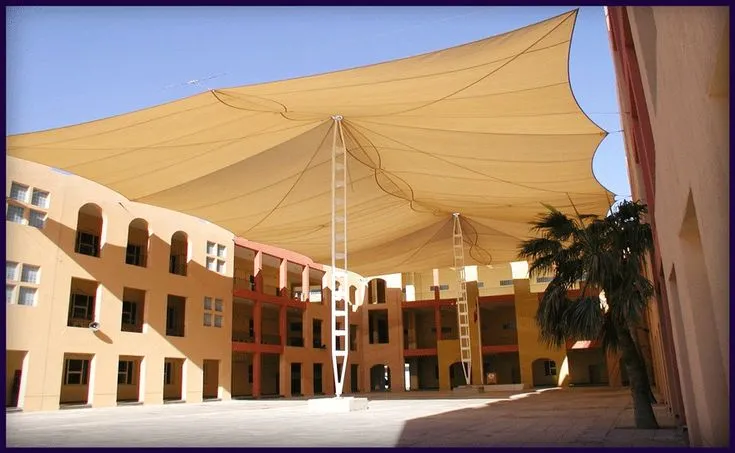 مظلات جدة | تركيب مظلات مدارس جدة | مظلات ساحات مدارس
